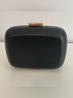 Black Olga Berg evening bag